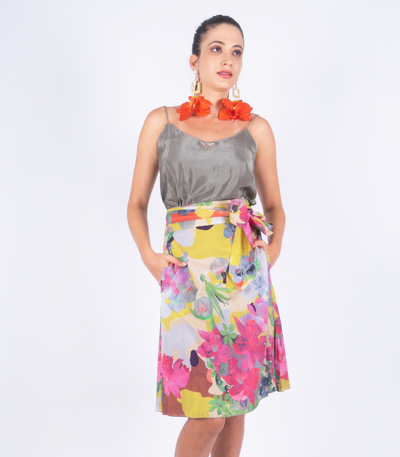 Diamonte orchid earrings oversized_Klungsee_4