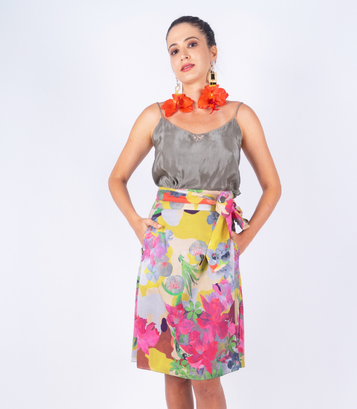 Diamonte orchid earrings oversized_Klungsee_7