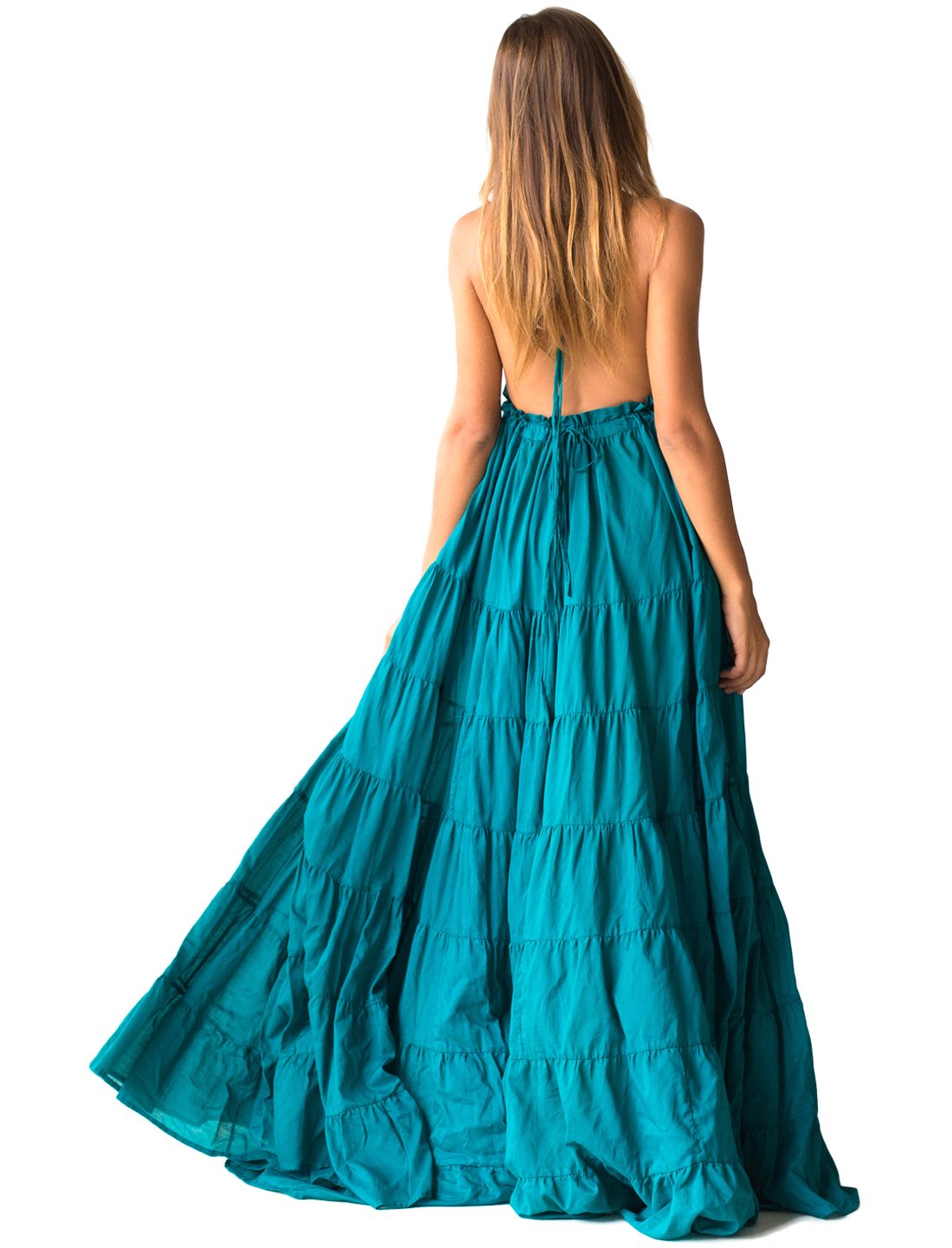 Rumba Halter Long Dress by Erika Peña (Lola Rumba)