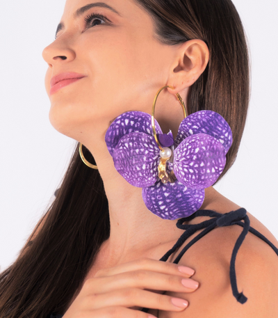 Oversized single orchid hoop_Klungsee_3