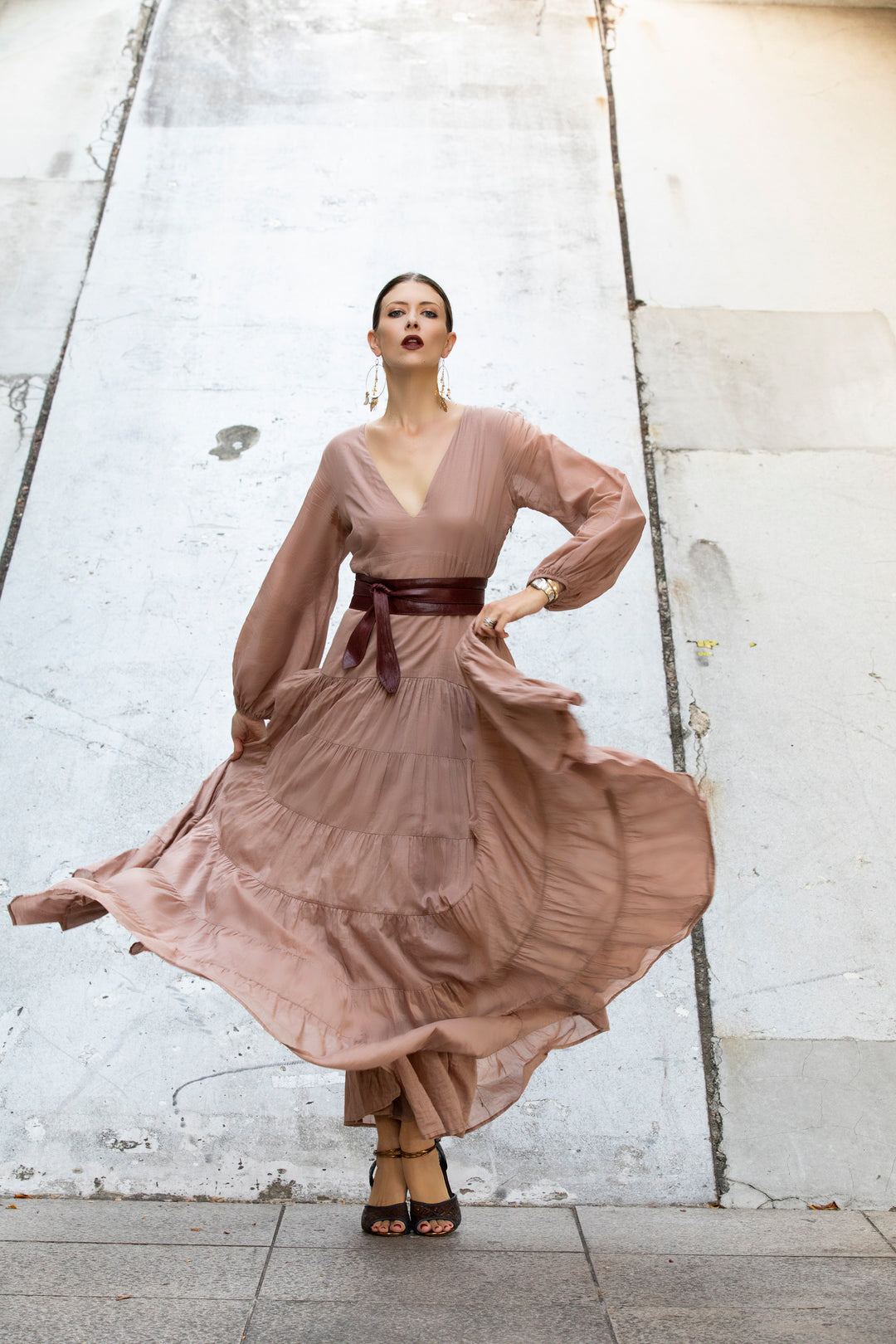 Sabrina Rumba Long Dress by Erika Peña – Urban Luxe Collection by KonaCoco